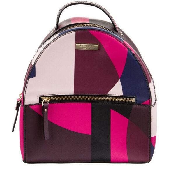kate spade new york Handbags - KATE SPADE New York Geo Spotlight Sammi Small Backpack Colorblock Handbag Purse